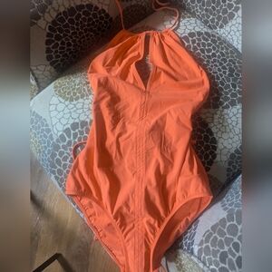 Ulla Johnson corset back halter maillot